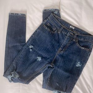 BDG Distressed Jeans High Rise Twig Skinny Jeans